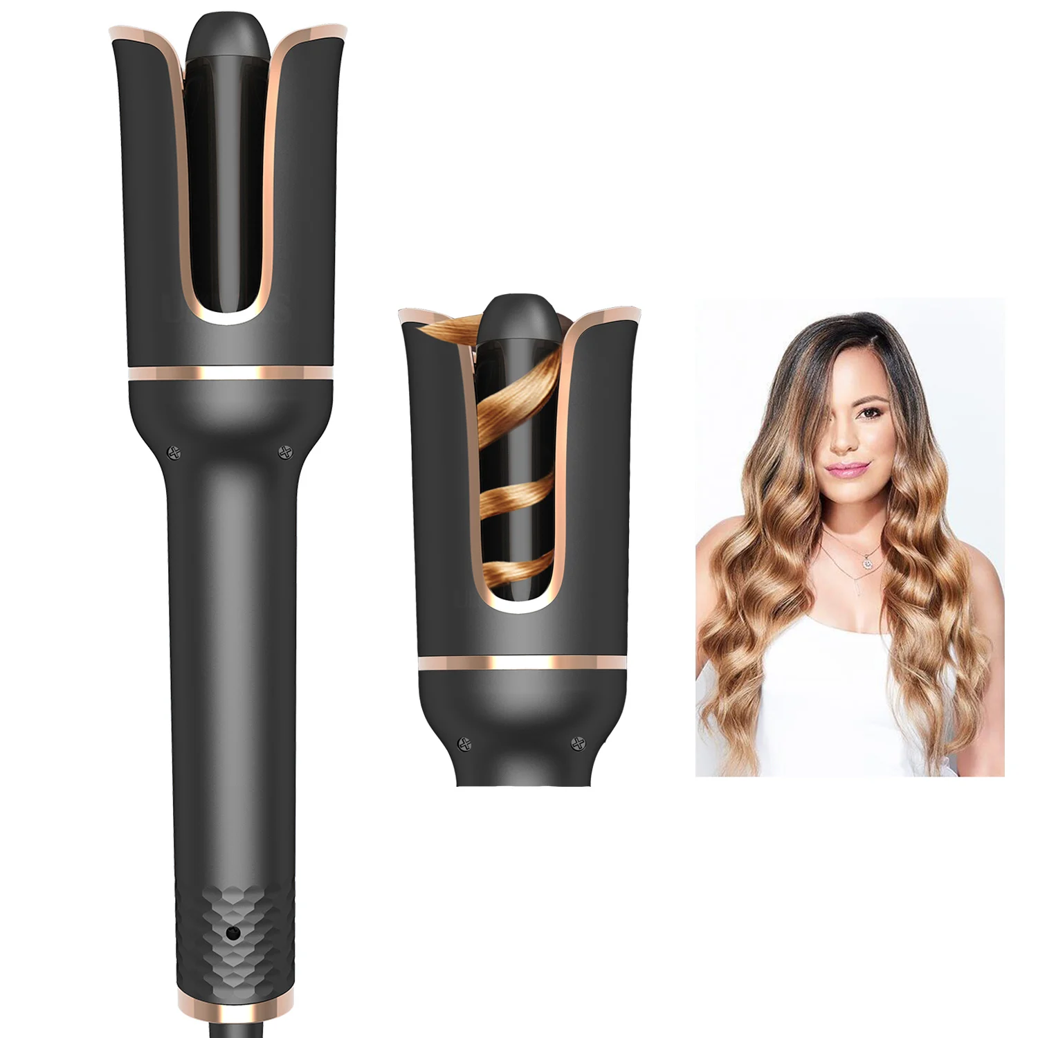Auto Hair Curlers Rotating Ceramic Hair Rollers Curling Iron Wand Air Spin Magic Hair Crimper Curler Wave Wand Hair Curl Tool 
Auto Hair Curlers Rotating Ceramic Hair Rollers Curling Iron Wand Air Spin Magic Hair Crimper Curler Wave Wand Hair Curl Tool