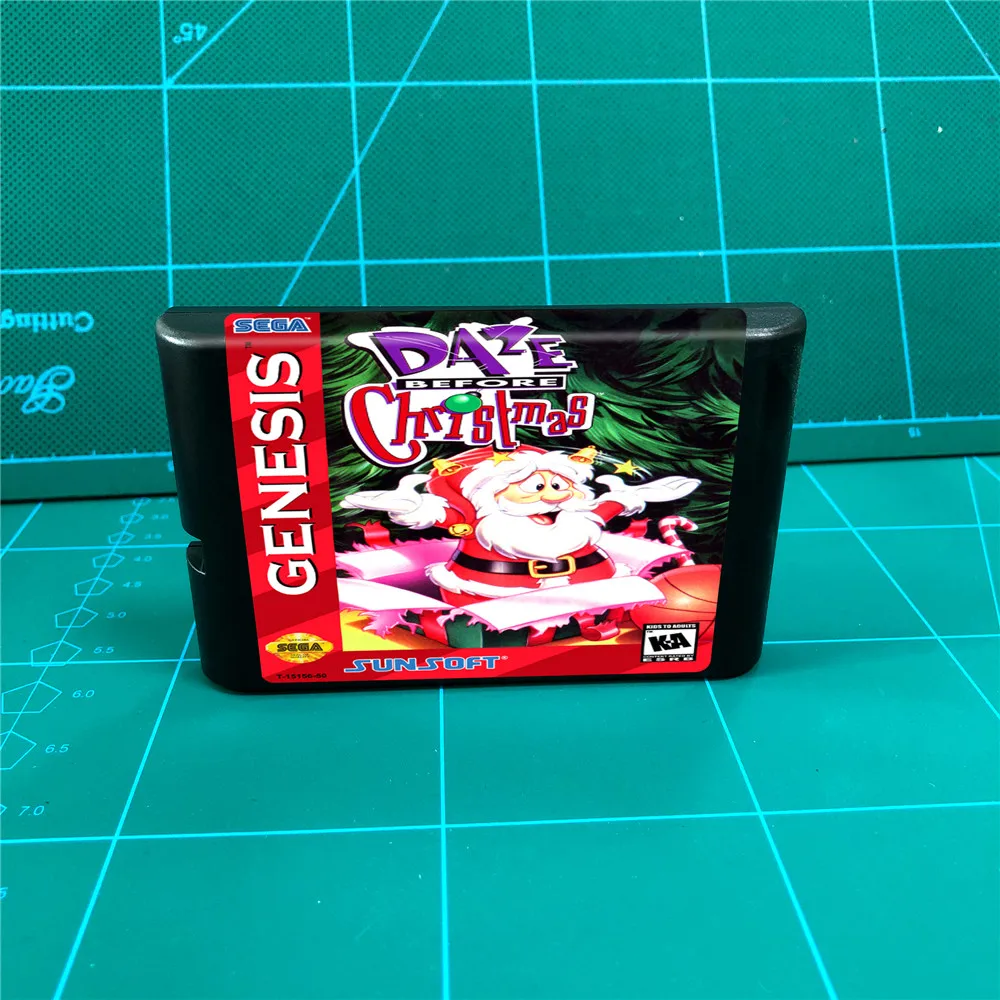 Daze перед Рождеством " 16 бит MD игры Картридж для MegaDrive Genesis консоли|Запасные