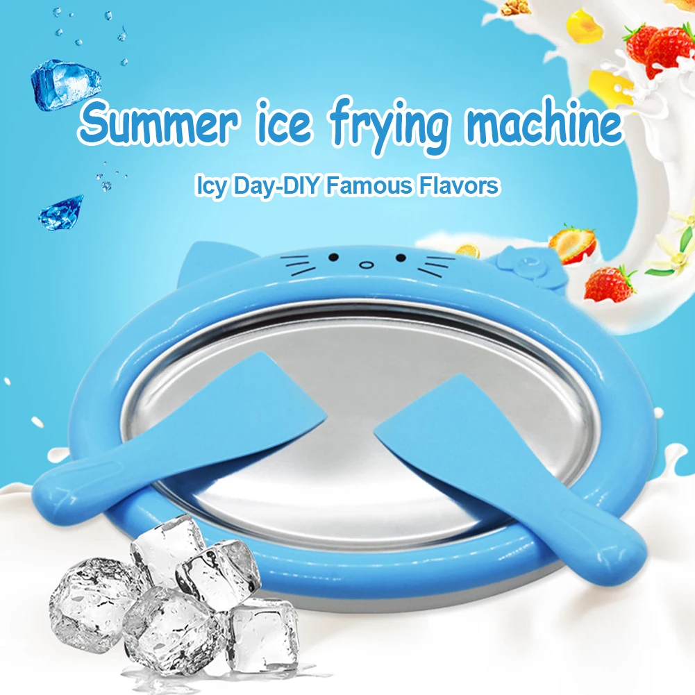 Yogurt Ice Cream Maker Single Pan Fried Ice Cream Roll Machine Comes with free shovels Summer heat relief artifact kitchen tools
Yogurt Ice Cream Maker Single Pan Fried Ice Cream Roll Machine Comes with free shovels Summer heat relief artifact kitchen tools