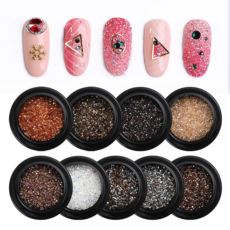 1box Nail Glitter Small Rhinestone Nail Art Decorations DIY Design Nail art Crystal stone Mini Glass Micro Decoration
1box Nail Glitter Small Rhinestone Nail Art Decorations DIY Design Nail art Crystal stone Mini Glass Micro Decoration