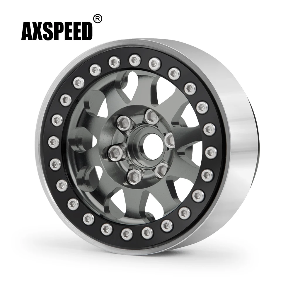 AXSPEED 4pcs/set 1.9inch Aluminum Beadlock Wheel Rims for D90 SCX10 CC01 TRX4 RC crawler
AXSPEED 4pcs/set 1.9inch Aluminum Beadlock Wheel Rims for D90 SCX10 CC01 TRX4 RC crawler