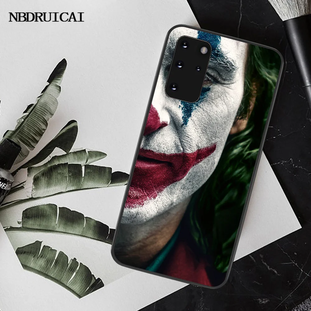 NBDRUICAI 2019 Joker Joaquin Phoenix movie Black Soft Shell Phone Case for Samsung S20 plus Ultra S6 S7 edge S8 S9 plus S10 5G
NBDRUICAI 2019 Joker Joaquin Phoenix movie Black Soft Shell Phone Case for Samsung S20 plus Ultra S6 S7 edge S8 S9 plus S10 5G