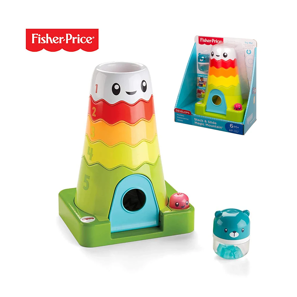 Fisher Price звук светильник, вулкан Дженга, игрушка для укладки, интерактивные игрушки для детей, Рождественский подарок FWW08 
Fisher Price звук светильник, вулкан Дженга, игрушка для укладки, интерактивные игрушки для детей, Рождественский подарок FWW08