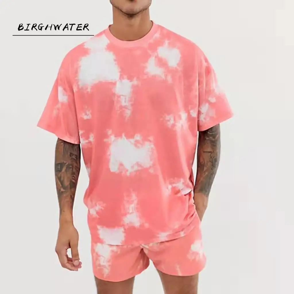 2021 Summer New Men Casual Shorts Sets Short Sleeve T Shirt +Shorts Solid Male Tracksuit Set Men's Brand Clothing 2 Pieces Sets
2021 Summer New Men Casual Shorts Sets Short Sleeve T Shirt +Shorts Solid Male Tracksuit Set Men's Brand Clothing 2 Pieces Sets