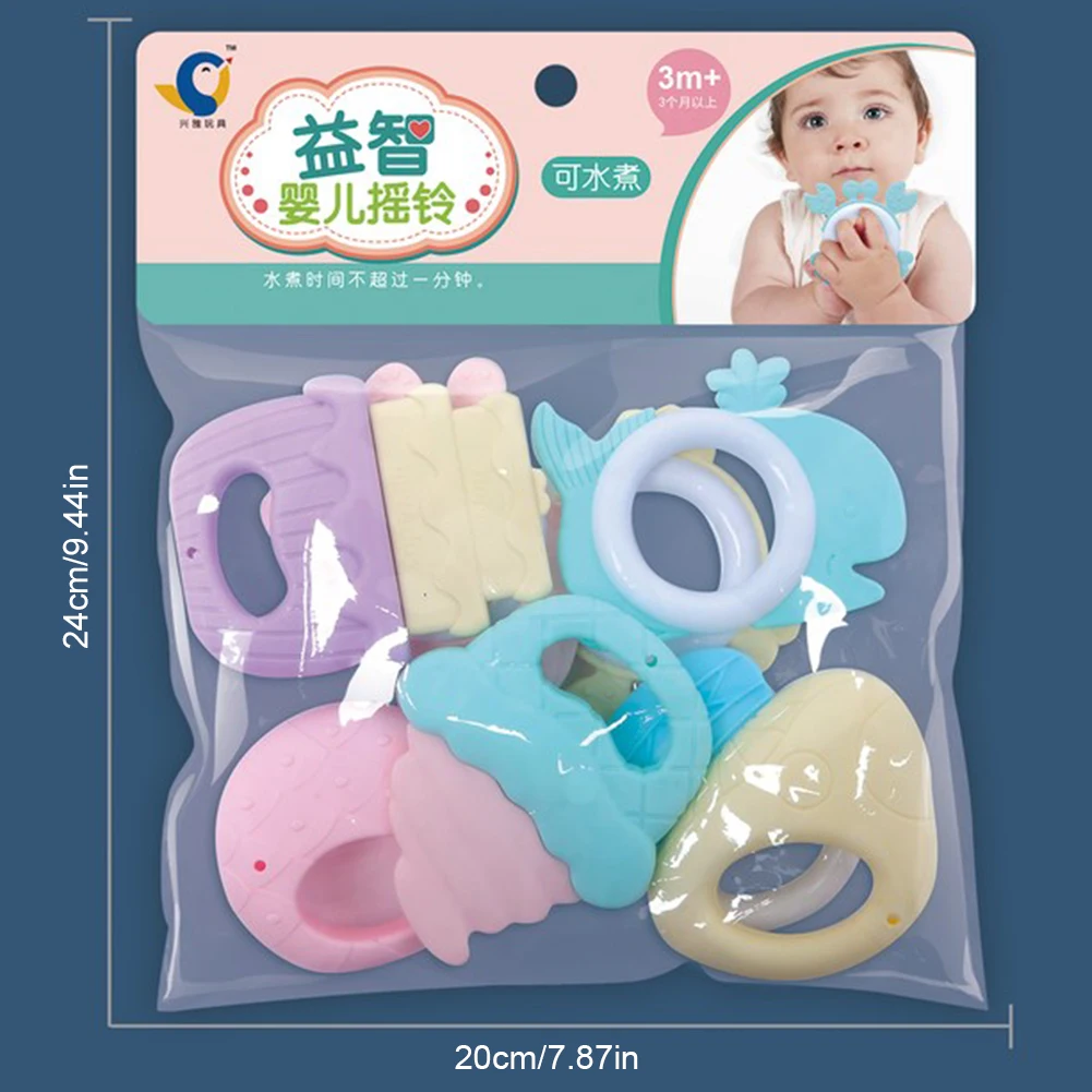 Portable Baby Rattle Teether Shaker Grab and Spin Rattle Toy Set For Babies 0-3 years
Portable Baby Rattle Teether Shaker Grab and Spin Rattle Toy Set For Babies 0-3 years