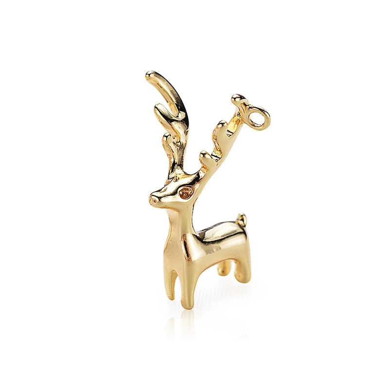 18K Real Gold Filled Color-Preserving Bracelet Necklace Deer Charms Pendants DIY Jewelry Making Findings Accessories
18K Real Gold Filled Color-Preserving Bracelet Necklace Deer Charms Pendants DIY Jewelry Making Findings Accessories
