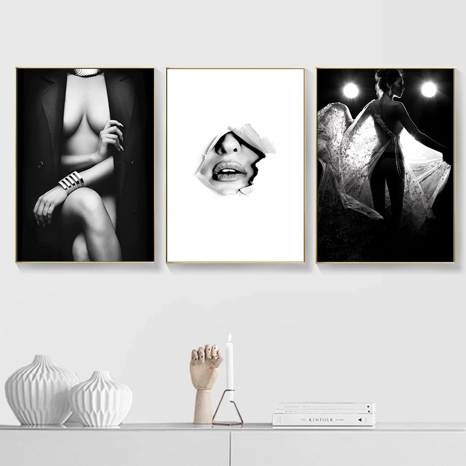 Sexy Naked Woman Canvas Painting Black and White Retro Pop Wall Art Poster Living Room Home Decoration Mural(No Frame)
Sexy Naked Woman Canvas Painting Black and White Retro Pop Wall Art Poster Living Room Home Decoration Mural(No Frame)