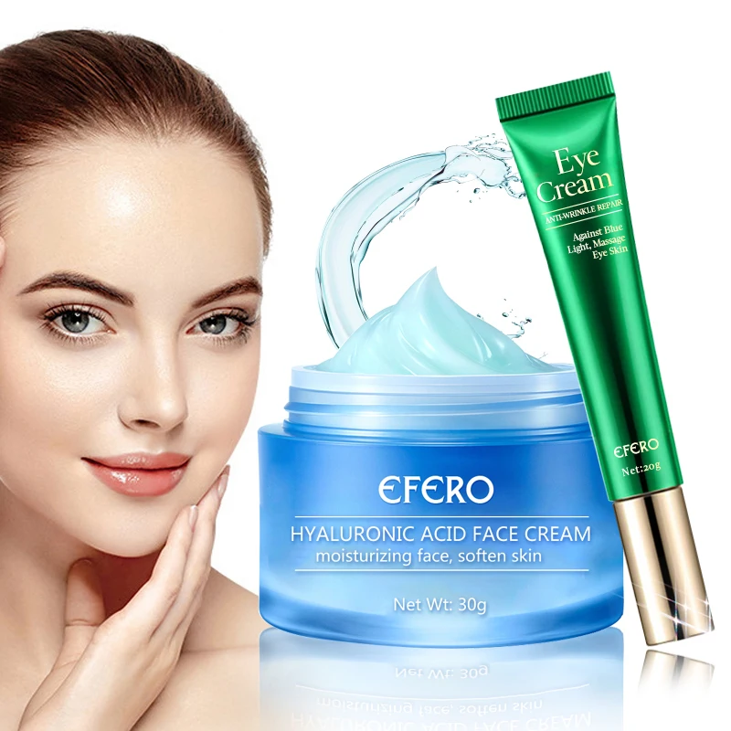EFERO 2PCS/SET Hyaluronic Acid Moisturizer Face Cream Whitening Cream Anti Aging Anti Wrinkle Eye Cream Lift Firm Eye Care
EFERO 2PCS/SET Hyaluronic Acid Moisturizer Face Cream Whitening Cream Anti Aging Anti Wrinkle Eye Cream Lift Firm Eye Care