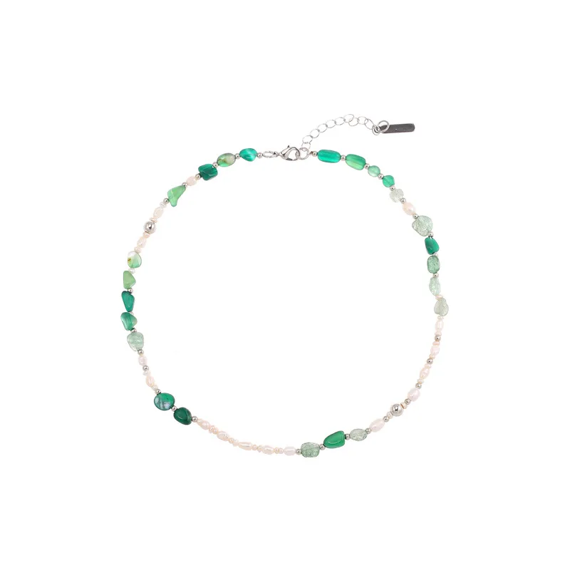 Nature Stone Pearl Necklaces for Women Bohemian Handmade Beads Collar Choker Necklaces Jewelry Wedding Party 
Nature Stone Pearl Necklaces for Women Bohemian Handmade Beads Collar Choker Necklaces Jewelry Wedding Party
