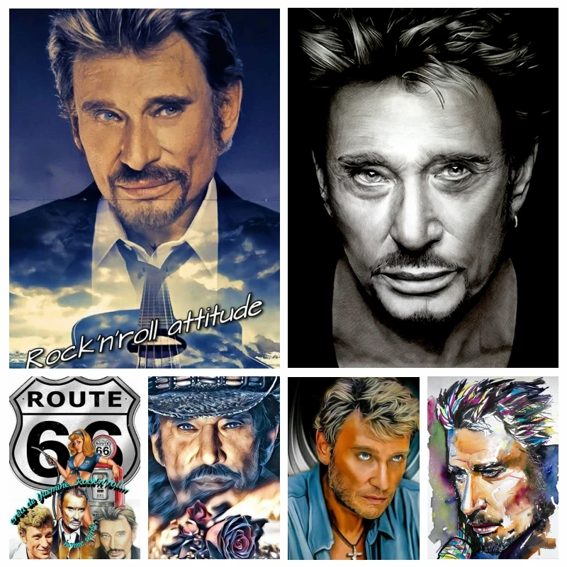 5d Diamond Embroidery Johnny Hallyday Portrait Mosaic Painting Art Full Square Drills Kit Gift For Room Decor
5d Diamond Embroidery Johnny Hallyday Portrait Mosaic Painting Art Full Square Drills Kit Gift For Room Decor