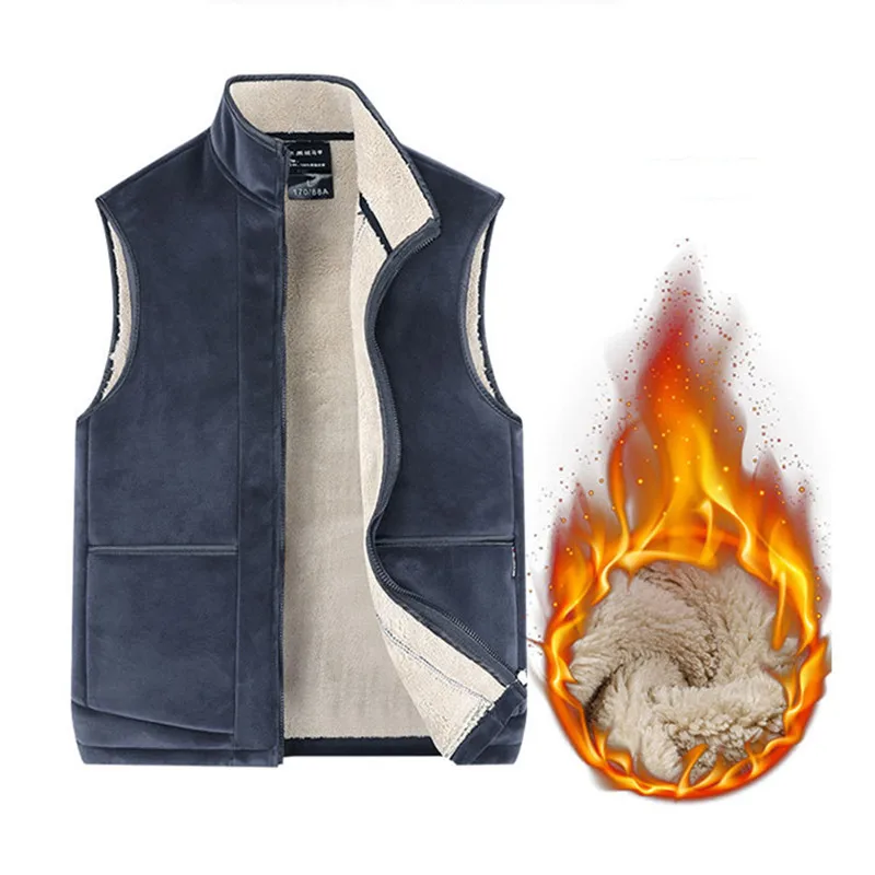 Men's New Vest Winter Plus Velvet Outdoor Size Cardigan Stand-collar Casual Jacket Keep Warm and Slim Tactical Clothing
Men's New Vest Winter Plus Velvet Outdoor Size Cardigan Stand-collar Casual Jacket Keep Warm and Slim Tactical Clothing