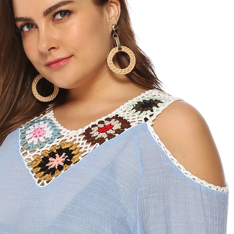 Swimsuit Cover Up Beach Dress Cape For Women's Swimwear Large Size Women Irregular Single Shouldered Neck Crochet Stitching Long
Swimsuit Cover Up Beach Dress Cape For Women's Swimwear Large Size Women Irregular Single Shouldered Neck Crochet Stitching Long
