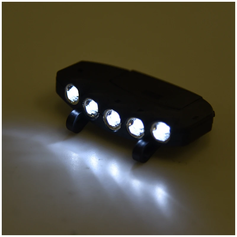 5 LED Head Cap Hat Clip Light Lamp Flashlight Hands-Free For Bike Bicycle Hunting Fishing Camping Hiking head light lamp Headlig
5 LED Head Cap Hat Clip Light Lamp Flashlight Hands-Free For Bike Bicycle Hunting Fishing Camping Hiking head light lamp Headlig