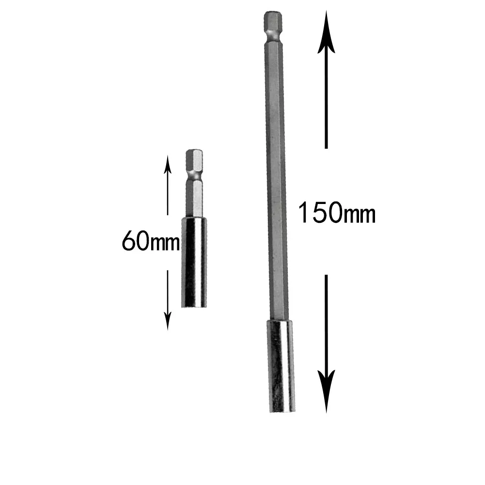 2Pcs 1/4" Magnetic Extension Extend Socket Screw Bits Holder Screwdriver Bar Rod For Cordless Drill Power Tools 60mm + 100mm
2Pcs 1/4" Magnetic Extension Extend Socket Screw Bits Holder Screwdriver Bar Rod For Cordless Drill Power Tools 60mm + 100mm