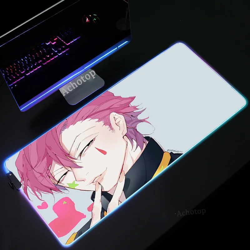 RGB Anime Hunter X Hunter Mouse Pad Playing Pc Gamer 4mm MousePad XL Oversized Laptop LED Light Keyboard Pad Table Mat for CS GO
RGB Anime Hunter X Hunter Mouse Pad Playing Pc Gamer 4mm MousePad XL Oversized Laptop LED Light Keyboard Pad Table Mat for CS GO