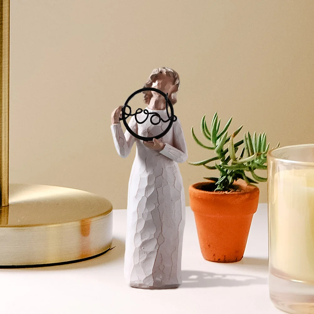 Resin Angel Desktop Home Ornaments Figurines Holding Dog In Valentine's Day Mother's Day Gift Office Table Decorative Doll
Resin Angel Desktop Home Ornaments Figurines Holding Dog In Valentine's Day Mother's Day Gift Office Table Decorative Doll