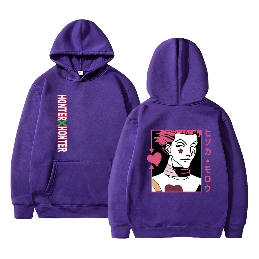 Hunter X Hunter Men Hoodie Hisoka Cosplay Sweatshier Anime Kurapika GON FREECSS Hoodie Fashion Pullover Male 
Hunter X Hunter Men Hoodie Hisoka Cosplay Sweatshier Anime Kurapika GON FREECSS Hoodie Fashion Pullover Male