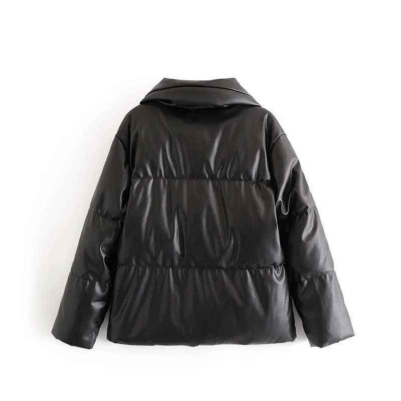 Winter Women's Fashion and Warm Solid Color Imitation Leather PU Lapel Comfortable Coat Parkas Outwears
Winter Women's Fashion and Warm Solid Color Imitation Leather PU Lapel Comfortable Coat Parkas Outwears