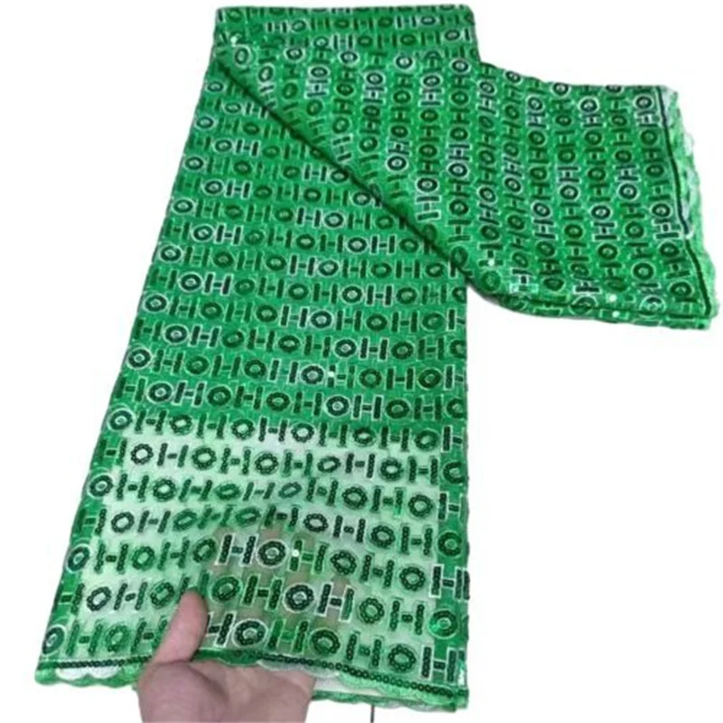 Organza African Lace Fabric High Quality French Nigerian Sequins Embroidered Tulle Lace Fabric With Women Wedding Party Dress 
Organza African Lace Fabric High Quality French Nigerian Sequins Embroidered Tulle Lace Fabric With Women Wedding Party Dress