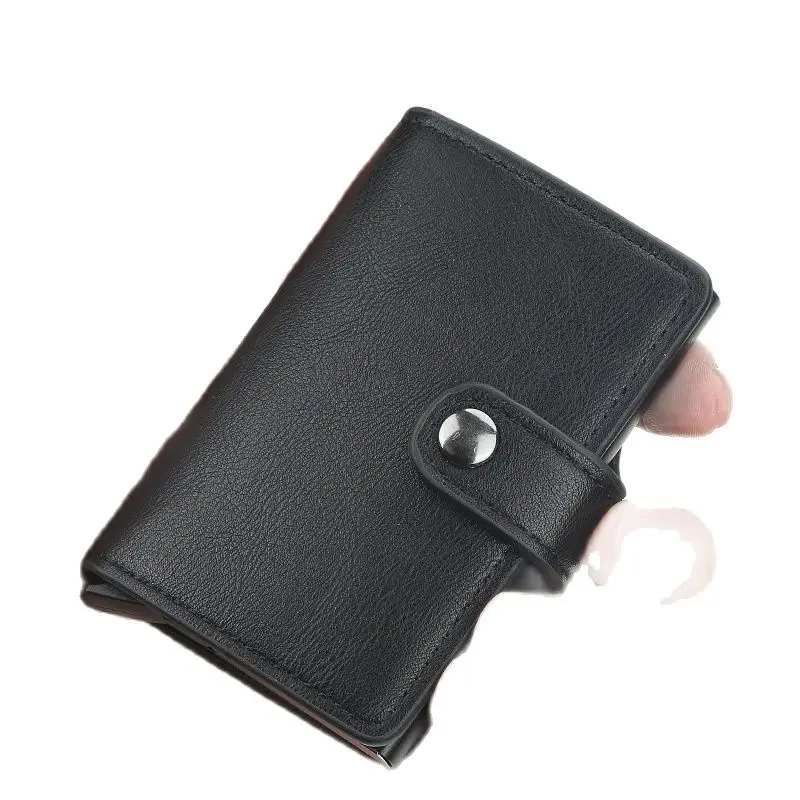 2021 New Business ID Credit Card Holder Men and Women Metal RFID Vintage Aluminium Box PU Leather Card Wallet Note Carbon 
2021 New Business ID Credit Card Holder Men and Women Metal RFID Vintage Aluminium Box PU Leather Card Wallet Note Carbon