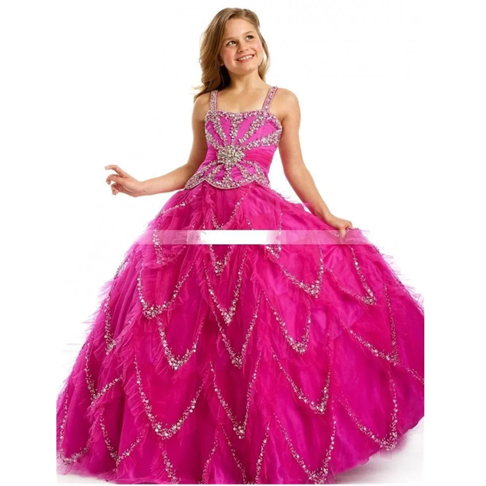 Bling Bling Sequins Cheap Spaghetti Strap Girls Pageant Dresses Girls Prom Dresses Heavily Ball Gown Floor Length
Bling Bling Sequins Cheap Spaghetti Strap Girls Pageant Dresses Girls Prom Dresses Heavily Ball Gown Floor Length