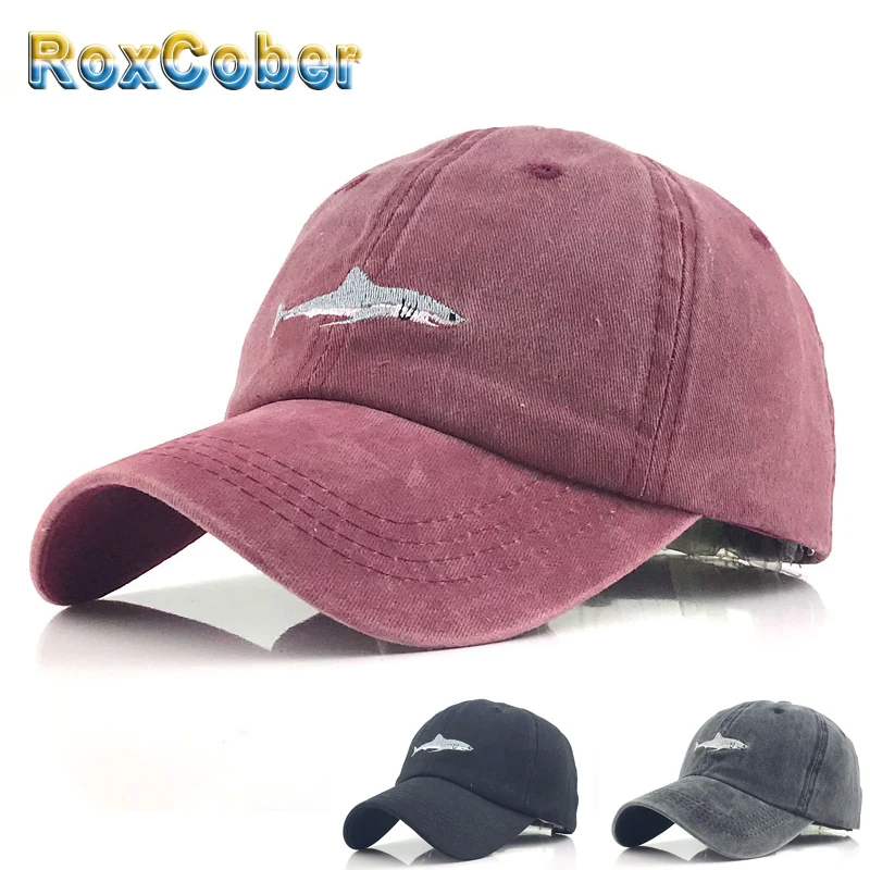 Бейсболка RoxCober, хлопковая, с вышивкой в виде акулы, головные уборы для мужчин и женщин
Бейсболка RoxCober, хлопковая, с вышивкой в виде акулы, головные уборы для мужчин и женщин