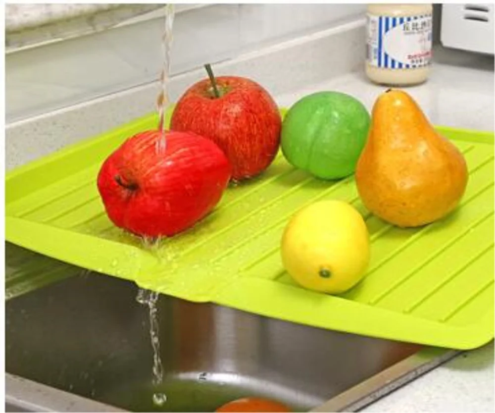 Plastic Dish Drainer Tray Multifunctional Kitchen Drain Large Sink Drying Rack Filter Shelf Worktop Storage Drip Tray Tea Tray
Plastic Dish Drainer Tray Multifunctional Kitchen Drain Large Sink Drying Rack Filter Shelf Worktop Storage Drip Tray Tea Tray