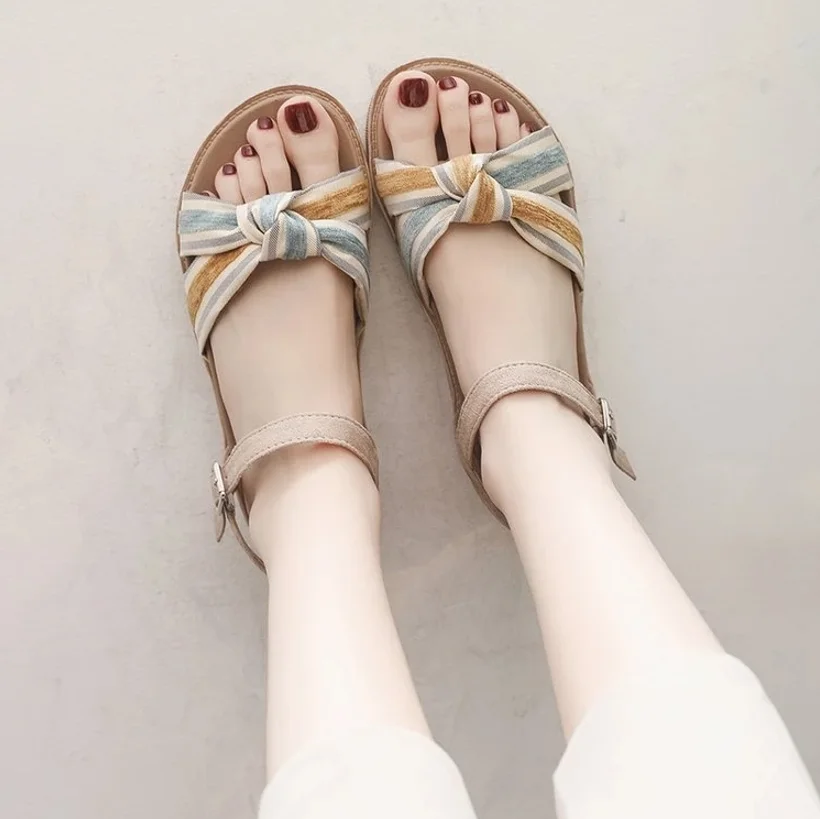 2021 Women's flat sandals, thick-soled soft-soled multifunctional shoes, summer new styles
2021 Women's flat sandals, thick-soled soft-soled multifunctional shoes, summer new styles