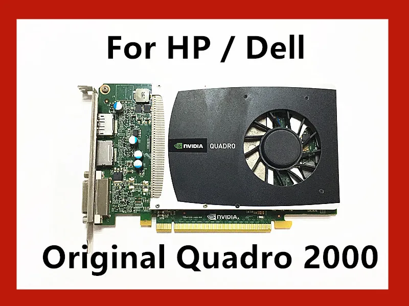 Высококачественная профессиональная видеокарта Quadro 2000 1G GDDR5 PCI E 16X для видеокарт