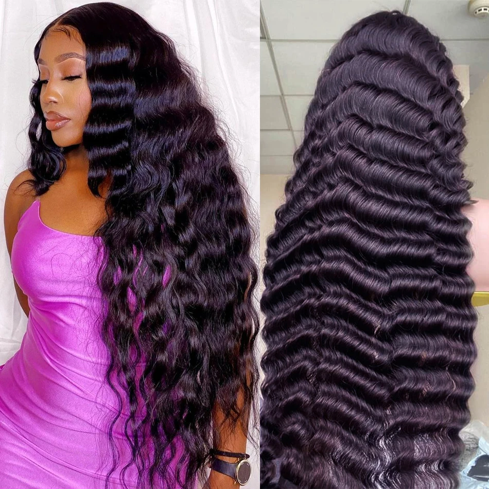 Malaysian Loose Deep Wave Frontal Wig Wet And Wavy Lace Front Human Hair Wigs Deep Curly Wave Wig 4x4 Lace Closure Wig Remy 180%
Malaysian Loose Deep Wave Frontal Wig Wet And Wavy Lace Front Human Hair Wigs Deep Curly Wave Wig 4x4 Lace Closure Wig Remy 180%