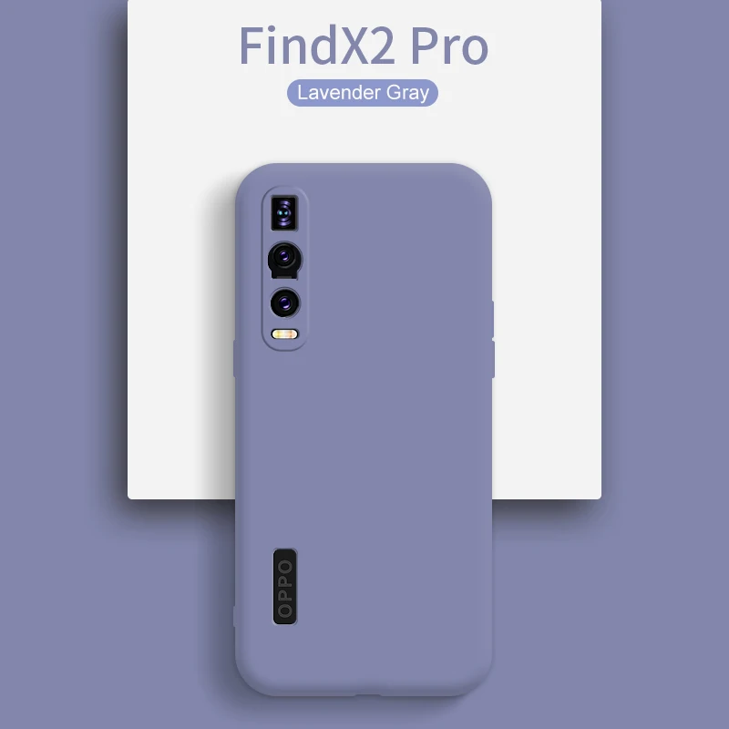 Жидкий силиконовый чехол для телефона OPPO Find X2 Pro Чехол Reno2 Reno3 Realme X50 плеера