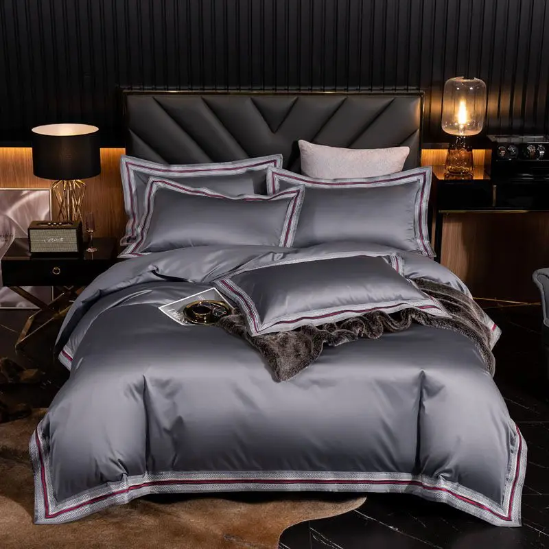 New 4/6Pieces Twin Queen King size Bedding set 1000TC egyptian Cotton Bedsheet set rubber fit sheet Duvet cover Pillowcase
New 4/6Pieces Twin Queen King size Bedding set 1000TC egyptian Cotton Bedsheet set rubber fit sheet Duvet cover Pillowcase