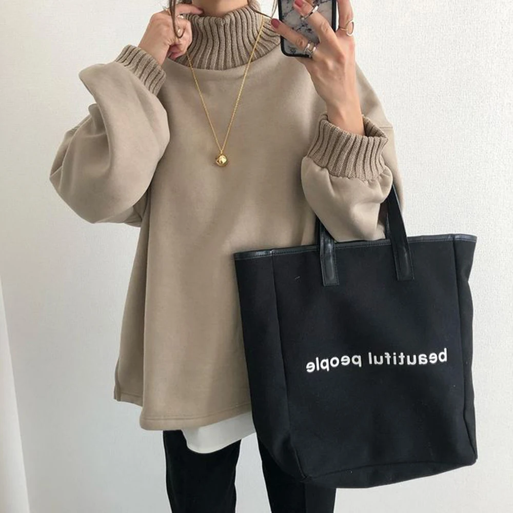 Print Letter Raglan Sleeve Fall Women's Hoodie Alphabet Floral French Ladies Fashion High Neck Dressing Spring Autumn Sweatshirt
Print Letter Raglan Sleeve Fall Women's Hoodie Alphabet Floral French Ladies Fashion High Neck Dressing Spring Autumn Sweatshirt