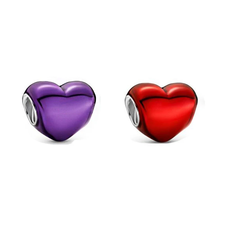 2021 Valentine's Day New Fit Original Pandora Bracelet Purple Red Heart Charm 925 Sterling Silver Beads DIY Women Jewelry Gift
2021 Valentine's Day New Fit Original Pandora Bracelet Purple Red Heart Charm 925 Sterling Silver Beads DIY Women Jewelry Gift