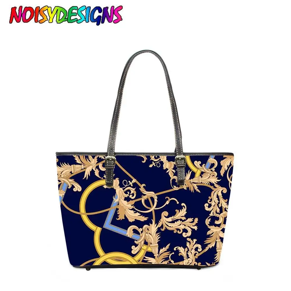 NOISYDESIGNS Colorful Vintage Euporean Style Tote Bag Ladies Fashion Women Shoulder Bag Feminine Casual Handbag Golden Flower
NOISYDESIGNS Colorful Vintage Euporean Style Tote Bag Ladies Fashion Women Shoulder Bag Feminine Casual Handbag Golden Flower