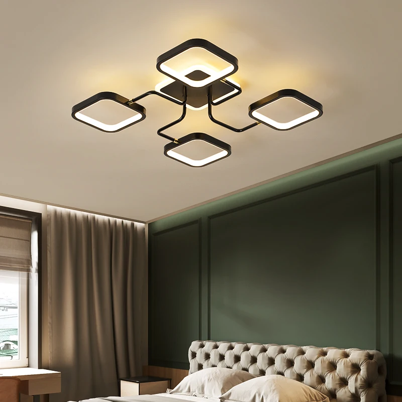 Modern Dining Room Bedroom Kitchen Restaurant Villa Auditorium Gold/Black Rings Indoor Home Lighting Lamps AC90-260V Fixtures
Modern Dining Room Bedroom Kitchen Restaurant Villa Auditorium Gold/Black Rings Indoor Home Lighting Lamps AC90-260V Fixtures