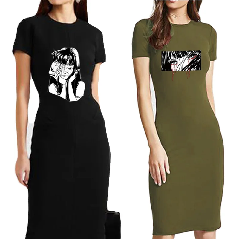 Bodycon Plus Size Women Pencil Dress Anime Girl Print Dress Summer Short Sleeve Evening Vintage Robe Sexy Elegant Party Vestido
Bodycon Plus Size Women Pencil Dress Anime Girl Print Dress Summer Short Sleeve Evening Vintage Robe Sexy Elegant Party Vestido