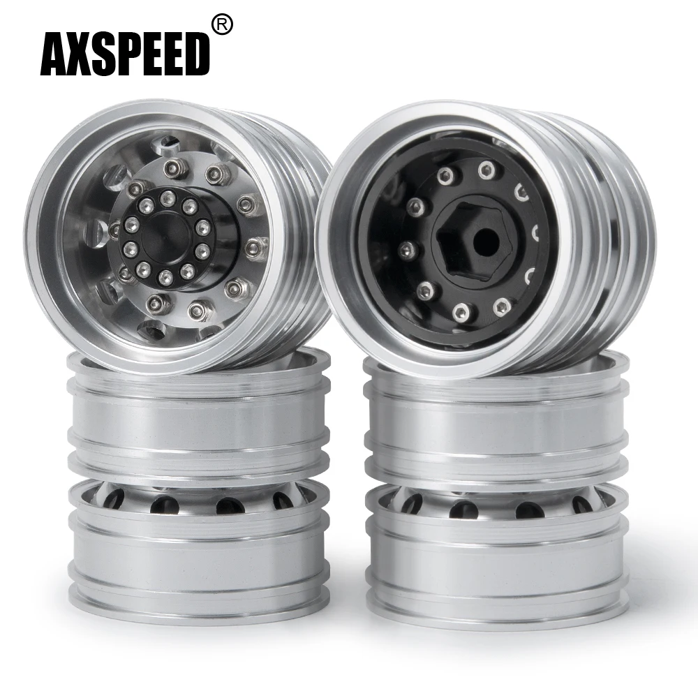 AXSPEED Алюминий сплав задние для трактора обод колеса прицепа 1/14 Tamiya по супер