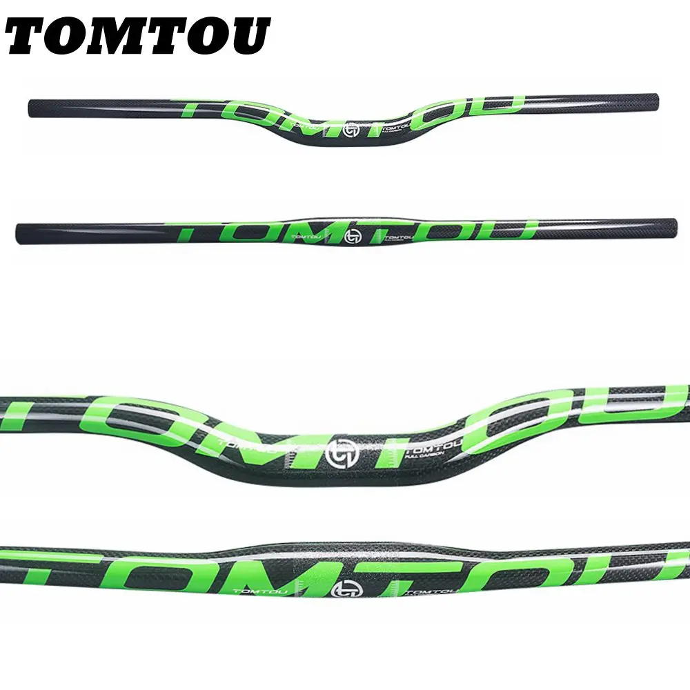 TOMTOU Carbon Handlebar 31.8mm Bicycle Mountain Bike Bars 580/600/620/640/660/680/700/720/740/760mm 3K Glossy Green
TOMTOU Carbon Handlebar 31.8mm Bicycle Mountain Bike Bars 580/600/620/640/660/680/700/720/740/760mm 3K Glossy Green