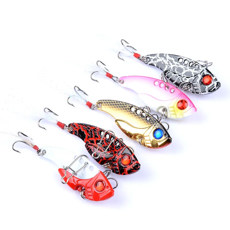 5pcs Lures Bait 5.5cm/11g Hot Selling Metal VIB 5-Color Bionic Bait Lure Sequin /40
5pcs Lures Bait 5.5cm/11g Hot Selling Metal VIB 5-Color Bionic Bait Lure Sequin /40