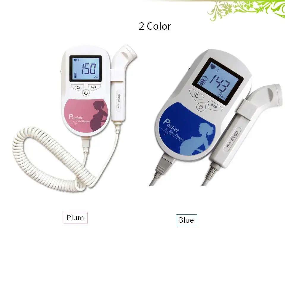 Pocket Prenatal Fetal Doppler 3Mhz Probe LCD Display Baby Heart Beat Monitor Baby Sound C
Pocket Prenatal Fetal Doppler 3Mhz Probe LCD Display Baby Heart Beat Monitor Baby Sound C