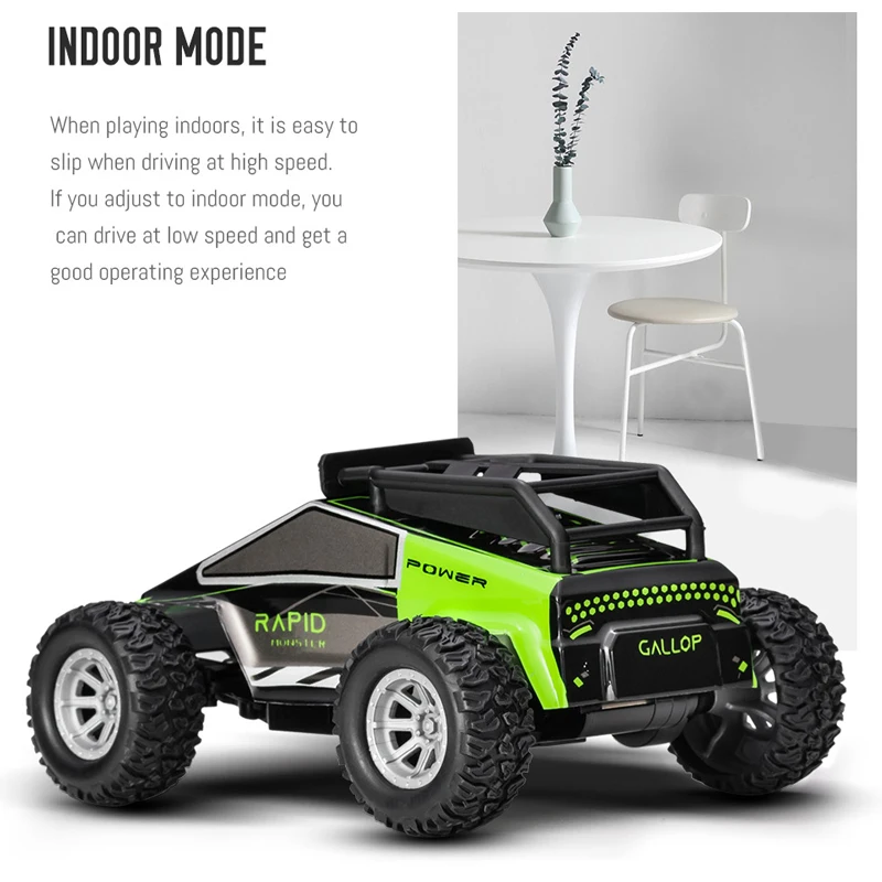 1:32 Mini High Speed 20km/h RC Car Dual Speed Adjustment Indoor Mode/ Professional Mode Travel Off-Road RC Cars Toys
1:32 Mini High Speed 20km/h RC Car Dual Speed Adjustment Indoor Mode/ Professional Mode Travel Off-Road RC Cars Toys