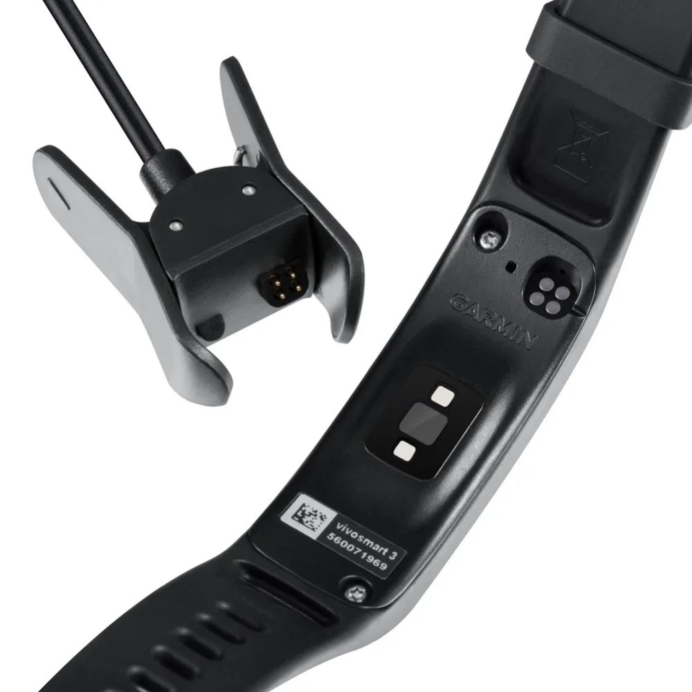 USB зарядное устройство для Garmin Vivosmart 3 умный Браслет зарядный кабель зажим замена 1