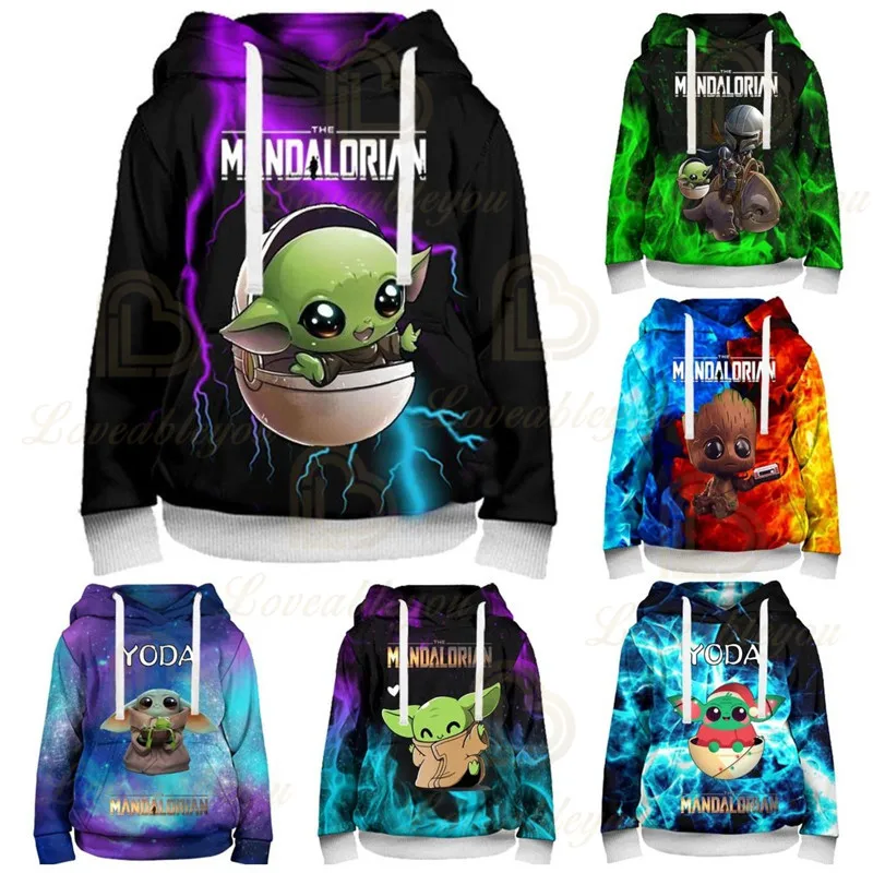 Disney Baby Yoda Mandalorian 3D Hoodie Boys and Girls Cartoon Tops Teen Clothes 6 To 19 Years Kids Hip Hop Streetwear Sweatshirt
Disney Baby Yoda Mandalorian 3D Hoodie Boys and Girls Cartoon Tops Teen Clothes 6 To 19 Years Kids Hip Hop Streetwear Sweatshirt