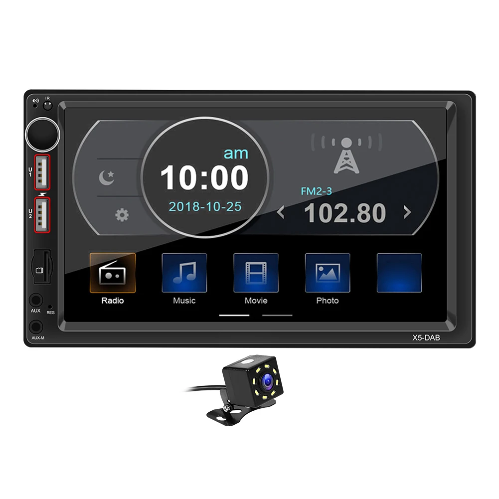Автомагнитола 2 Din, сенсорный экран, Bluetooth-совместимый Mp5 плеер 4,0 дюйма, сенсорный экран, мультимедийный плеер
Автомагнитола 2 Din, сенсорный экран, Bluetooth-совместимый Mp5 плеер 4,0 дюйма, сенсорный экран, мультимедийный плеер