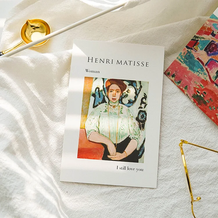30 шт./компл. Henri Matisse Ретро масляная открытка картина цвет рай поздравительные