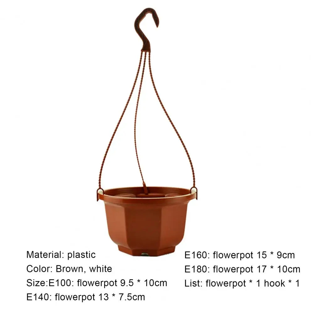 Flower Pot Basket Reusable Heighten Plastic Hanging Planter Decor Pot for Outdoor Garden Pots Planters Garden Supplies 2021
Flower Pot Basket Reusable Heighten Plastic Hanging Planter Decor Pot for Outdoor Garden Pots Planters Garden Supplies 2021