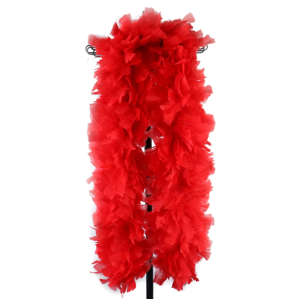Big Red Turkey Feather Boa Beautiful Natural Turkey Marabou Feather Shawl 2 yard Carnival Stage Decoration Accessories
Big Red Turkey Feather Boa Beautiful Natural Turkey Marabou Feather Shawl 2 yard Carnival Stage Decoration Accessories