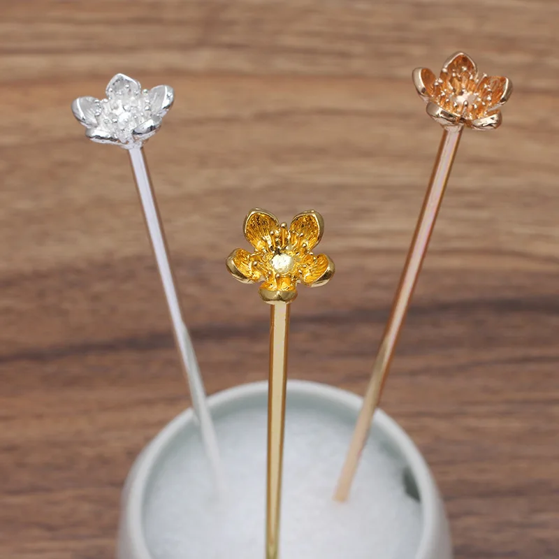 20 PCS 14mm Metal Alloy KC Gold Color Silver Plated Flowers Hair Sticks Base Setting DIY Hairwear Accessories For Jewelry Making
20 PCS 14mm Metal Alloy KC Gold Color Silver Plated Flowers Hair Sticks Base Setting DIY Hairwear Accessories For Jewelry Making