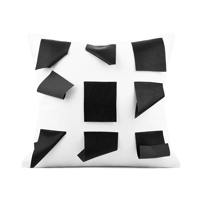 Modern Simple Cushion Cover Black White Design Throw Pillows Case Decorative Cushions For Living Room Sofa 45x45cm
Modern Simple Cushion Cover Black White Design Throw Pillows Case Decorative Cushions For Living Room Sofa 45x45cm